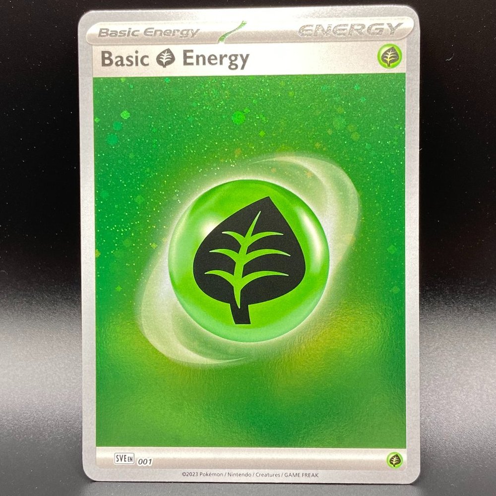 Pokemon TCG Grass Energy (Cosmos Holo)